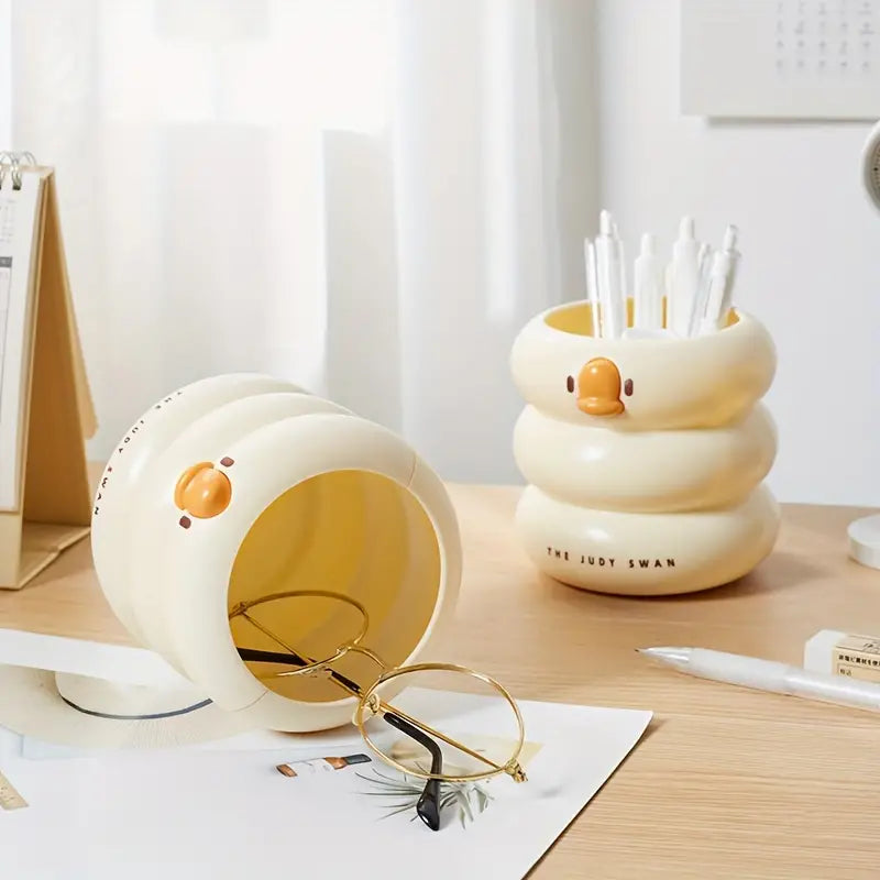 Cute Duck Pen Case, Creative Desktop Storage Box, Multifunctional Pen Case, Student Office Storage Case, Creative Pen Pencil Container, Container for Desk Accessories Cute Duck Pen Case, Creative Desktop Storage Box, Multifunctional Pen Case, Student Office Storage Case, Creative Pen Pencil Container, Container for Desk Accessories